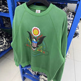 Saint m hoodie spring & fall s.m themis statue printing round neck pullover sweatshirt