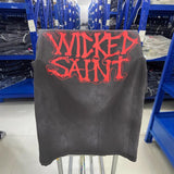 saint m t shirts  s.m. evil bat graphic crewneck pullover short sleeve t-shirt - wholesale