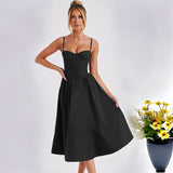 Women's dress - cross-border amazon fashion: spring/summer sexy & stylish camisole dress - slimming, backless design for european & american markets