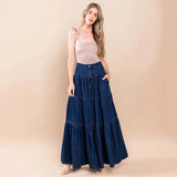 Women dress cross-border fashionsummerins street hot girl low waist distressed holiday style cake easiest for match denim skirt women's clothing