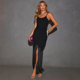 Women's dress - spring european & american style - wholesale women's dress - wish & amazon - sexy deep v cami bodycon dress