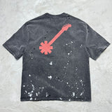 saint m t shirts  s.m collaboration series graphic print crew neck pullover short sleeve t-shirt - wholesale