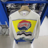Saint m hoodie - autumn/winter s.m bottle cap letter graphic crewneck pullover sweatshirt - wholesale