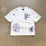 saint m t shirts  s.m street graffiti style crew neck pullover short sleeve t-shirt - wholesale