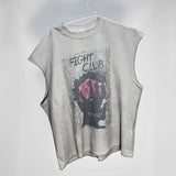 saint m t shirts  s.m. fight club crewneck pullover tank top