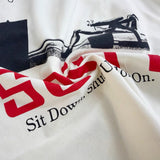 saint m t shirts  s.m. sketch figure print crew neck pullover short sleeve top - wholesale