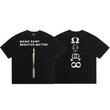 saint m t shirts  s.m candle angel graphic crew neck pullover short sleeve top - wholesale
