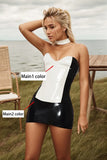Women Latex Corsets The Shield Top