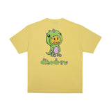 Drew house t shirt autumn and winter d@ew small dinosaur cartoon series round neck pullover short sleeves