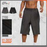 Etai men's clothing summer casual striped loose shorts - high-quality woven trendy brand bottoms for men