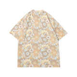 Drew house t-shirt - spring/summer d@ew cartoon floral bear graphic crew neck pullover short sleeve