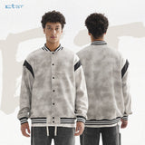 Etai men's apparel high-quality heavyweight distressed baseball jacket - men's casual open front button-up cardigan for autumn and winter