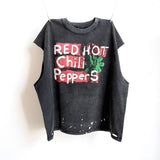saint m t shirts  s.m red chili band limited edition graphic crewneck tank top