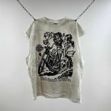 saint m t shirts  s.m cartoon harley pattern crew neck pullover tank top - wholesale
