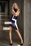 Women Latex Dress Asymmetric Hem