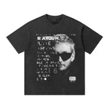 saint m t shirts  s.m. retro ray gun magazine crew neck short sleeve tee