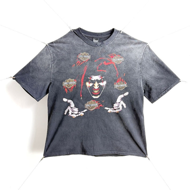 saint m t shirts  s.m harley quinn graphic crewneck short sleeve t-shirt - wholesale