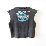 saint m t shirts  s.m. blue flame limited edition pullover casual tank top - wholesale