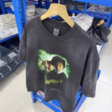 saint m t shirts  s.m movie character graphic crew neck pullover short sleeve t-shirt - wholesale