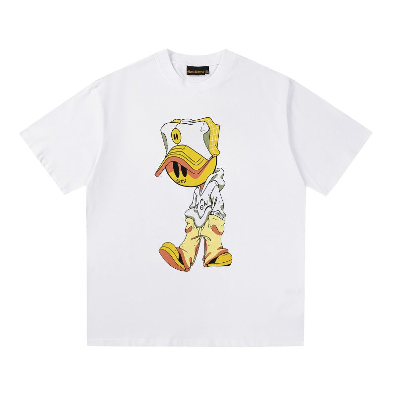 Drew house t-shirt - spring/summer d@ew cartoon character graphic crew neck pullover short sleeve - wholesale