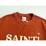 saint m t shirts Spring and summer s.m slurry printing, hole coding, wax dyeing, stir-fried washing short sleeves