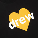 Drew house t-shirt - spring/summer - d@ew heart & letter graphic crew neck short sleeve tee