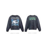 Saint m hoodie spring & fall s.m ghost in the shell pattern round neck pullover sweatshirt