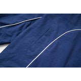 Trap star spring & fall tra badge letter stripes pattern casualloose windbreaker outwear one piece batch