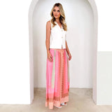 Women's dress - aliexpress amazon beach vacation maxi dress - printed tie-up ethnic style skirt