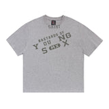 saint m t shirts  s.m vintage high street casual crew neck pullover short sleeve tee - wholesale