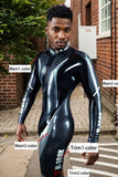 Moto Racing Man Latex Catsuits