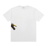 Drew house t-shirt - spring/summer collection - d@ew floral & letter graphic crew neck pullover short sleeve - wholesale single piece