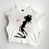 saint m t shirts  s.m letter graphic limited edition pullover casual tank top - wholesale