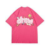 Drew house t-shirt - spring/summer d@ew cartoon-themed small print crew neck pullover short sleeve