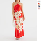 Women's dress - spring/summer cross-border hot seller: amazon & instagram-style, slim-fit printed cami dress for us & european export