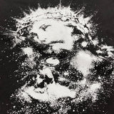 saint m t shirts  s.m. glow-in-the-dark distressed graphic crew neck short sleeve t-shirt - wholesale