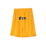 Drew house pants - european and american streetwear brand - spring/summer smiley face mesh drawstring casual shorts