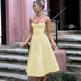 Women's dress - cross-border amazon fashion: spring/summer sexy & stylish camisole dress - slimming, backless design for european & american markets