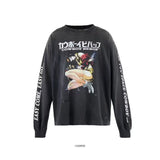 Saint m hoodie - autumn/winter s.m collaboration - anime graphic crewneck pullover long sleeve - wholesale