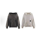 Saint m hoodie - autumn/winter s.m distressed ripped print pullover hoodie - wholesale single piece