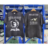 saint m t shirts  s.m cartoon print crew neck pullover short sleeve top - wholesale