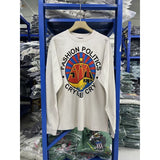 Saint m hoodie - autumn/winter - s.m letter print graphic crewneck pullover long sleeve - wholesale