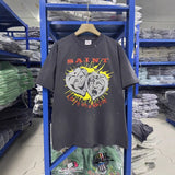 saint m t shirts  s.m cartoon series graphic crewneck pullover short sleeve t-shirt - wholesale