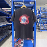 saint m t shirts  s.m instant elimination pattern crew neck pullover short sleeve one-piece wholesale