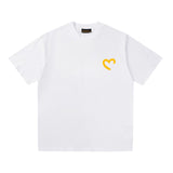 Drew house t-shirt - spring/summer d@ew imperfect heart graphic crew neck pullover short sleeve - wholesale