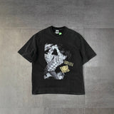 saint m t shirts  s.m. koben guitar smash graphic crew neck short sleeve t-shirt - wholesale