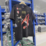 saint m t shirts  s.m. star wars graphic crewneck pullover t-shirt - wholesale