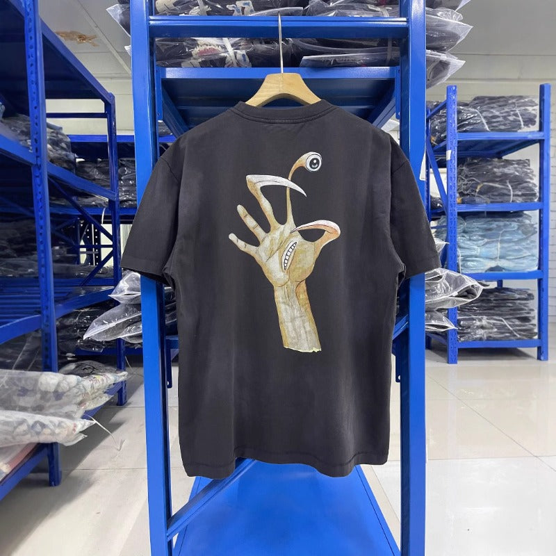 saint m t shirts  s.m anime character graphic crew neck pullover short sleeve t-shirt - wholesale