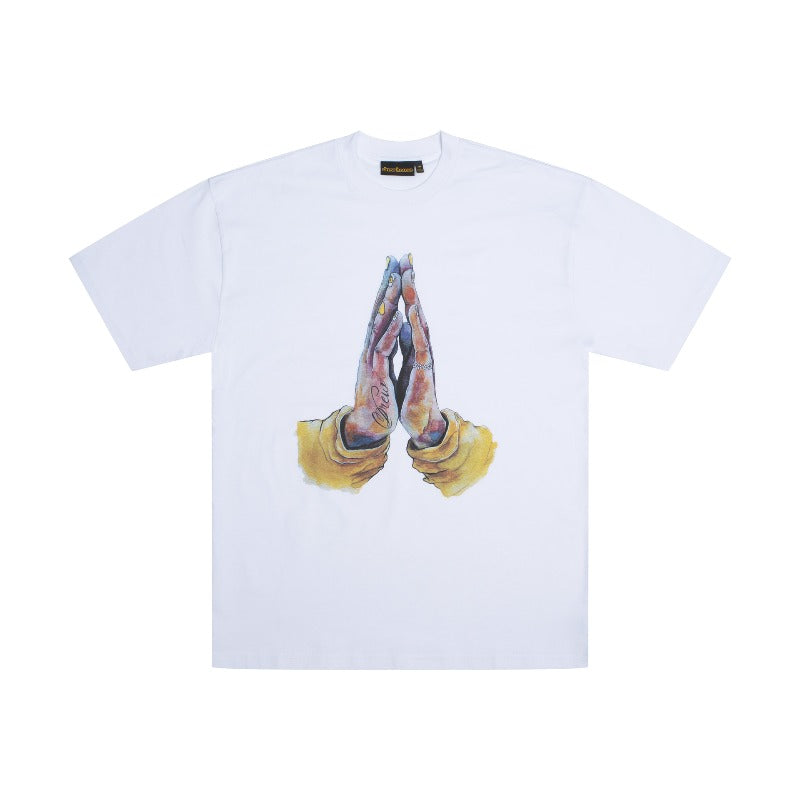 Drew house t-shirt - spring/summer collection - d@ew palm merge graphic crew neck pullover short sleeve - wholesale
