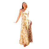 Women's dress - independent website, aliexpress, european & american style, cross-border fashion, casual, printed, sexy, backless, spaghetti strap, maxi dress
